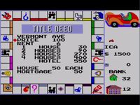 une photo d'Ã©cran de Monopoly sur Sega Master System